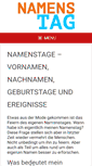 Mobile Screenshot of namens-tag.de